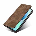 For Xiaomi Civi 2 5G RFID Anti-theft Brush Magnetic Leather Phone Case(Brown) - 3