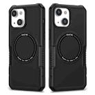 For iPhone 14 Plus MagSafe Shockproof Armor Phone Case(Black) - 1