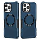 For iPhone 13 Pro MagSafe Shockproof Armor Phone Case(Dark Blue) - 1