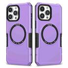 For iPhone 13 Pro Max MagSafe Shockproof Armor Phone Case(Purple) - 1