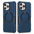 For iPhone 12 Pro MagSafe Shockproof Armor Phone Case(Dark Blue) - 1