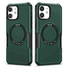 For iPhone 11 MagSafe Shockproof Armor Phone Case(Dark Green) - 1