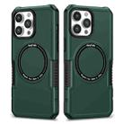 For iPhone 11 Pro Max MagSafe Shockproof Armor Phone Case(Dark Green) - 1