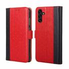 For Samsung Galaxy A13 5G Ostrich Texture Flip Leather Phone Case(Red) - 1