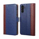 For Samsung Galaxy A13 5G Ostrich Texture Flip Leather Phone Case(Blue) - 1