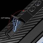 For Samsung Galaxy Z Fold3 5G Carbon Brazed Metal Bracket Folding Phone Case(Black) - 4