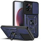 For Motorola Edge 30 Ultra Sliding Camera Cover Design TPU+PC Phone Case(Blue) - 1