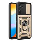 For Samsung Galaxy A14 5G Sliding Camera Cover Design TPU+PC Phone Case(Gold) - 1