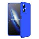 For vivo Y22 / Y22s GKK Three Stage Splicing Full Coverage PC Phone Case(Blue) - 1