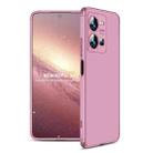 For vivo Y35 2022 GKK Three Stage Splicing Full Coverage PC Phone Case(Rose Gold) - 1