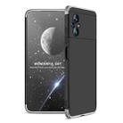 For Xiaomi Poco M5 GKK Three Stage Splicing Full Coverage PC Phone Case(Black Silver) - 1