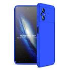 For Xiaomi Poco M5 GKK Three Stage Splicing Full Coverage PC Phone Case(Blue) - 1