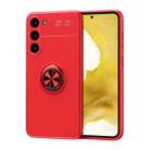 For Samsung Galaxy S23 5G Metal Ring Holder TPU Phone Case(Red) - 1