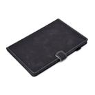 For iPad Pro 11 (2020) Embossing Sewing Thread Horizontal Painted Flat Leather Tablet Case with Sleep Function & Pen Cover & Anti Skid Strip & Card Slot & Holder(Black) - 9