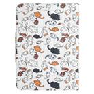 For Amazon Kindle Paperwhite 4 / 3 / 2 / 1 Colored Drawing Horizontal Flip Leather Tablet Case(Lying Cat) - 3