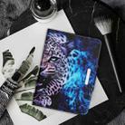 For Amazon Kindle Paperwhite 4 / 3 / 2 / 1 Colored Drawing Horizontal Flip Leather Tablet Case(Blue Leopard) - 6