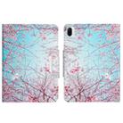 For Xiaomi Pad 5 Colored Drawing Horizontal Flip Leather Tablet Case(Cherry Blossoms) - 1