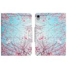 For iPad mini 6 Colored Drawing Horizontal Flip Leather Tablet Case(Cherry Blossoms) - 1