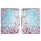 For Samsung Galaxy Tab S6 Lite Colored Drawing Horizontal Flip Leather Tablet Case(Cherry Blossoms) - 1