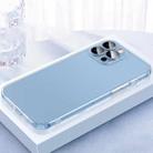 For iPhone 14 Pro 2 in 1 Skin Feel Frosted Phone Case with Lens Film(Translucent) - 1