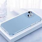 For iPhone 13 2 in 1 Skin Feel Frosted Phone Case with Lens Film(Translucent) - 1