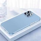 For iPhone 13 Pro 2 in 1 Skin Feel Frosted Phone Case with Lens Film(Translucent) - 1