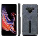 For Samsung Galaxy Note9 Denior DV Elastic Card PU Back Cover Phone Case(Grey) - 1