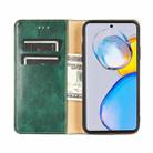For OPPO K10x 5G Gloss Oil Solid Color Magnetic Leather Phone Case(Brown) - 3