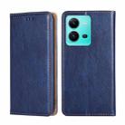 For vivo V25 5G/V25e 5G/X80 Lite Gloss Oil Solid Color Magnetic Leather Phone Case(Blue) - 1