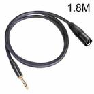 TC145BK19 6.35mm 1/4 inch TRS Male to XLR 3pin Male Audio Cable, Length:1.8m - 1