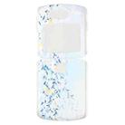 For Motorola Razr 5G Foldable Colored Drawing PC Phone Case(Blue Wicker) - 1