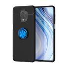 For Xiaomi Redmi Note 9 Pro Lenuo Shockproof TPU Protective Case with Invisible Holder(Black + Blue) - 1