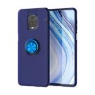 For Xiaomi Redmi Note 9 Pro Lenuo Shockproof TPU Protective Case with Invisible Holder(Blue) - 1