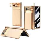 For Xiaomi Mix Fold 2 Electroplating Hinged Folding Phone Case with S Pen Fold Edtion(Gold) - 1