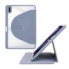 For Huawei MatePad Pro 11 2022 Acrylic 360 Degree Rotation Holder Tablet Leather Case(Purple) - 1