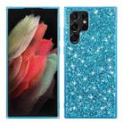 For Samsung Galaxy S23 Ultra 5G Glitter Powder Shockproof TPU Phone Case(Blue) - 1