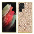 For Samsung Galaxy S23 Ultra 5G Glitter Powder Shockproof TPU Phone Case(Gold) - 1