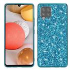 For Samsung Galaxy A12 5G Glitter Powder Shockproof TPU Phone Case(Blue) - 1