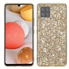 For Samsung Galaxy A12 5G Glitter Powder Shockproof TPU Phone Case(Gold) - 1
