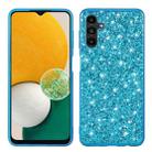 For Samsung Galaxy A14 5G Glitter Powder Shockproof TPU Phone Case(Blue) - 1