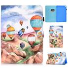For Galaxy Tab S6 Lite Sewing Thread Horizontal Painted Flat Leather Case with Pen Cover & Anti Skid Strip & Card Slot & Holder(Balloon) - 1