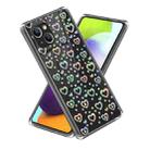 For iPhone 14 Plus Laser IMD Pattern TPU Phone Case(Heart) - 1