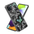 For iPhone 14 Pro Max Laser IMD Pattern TPU Phone Case(Butterfly) - 1