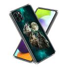 For iPhone 14 Pro Max Laser IMD Pattern TPU Phone Case(Wolf) - 1