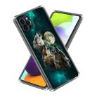 For iPhone 13 Pro Laser IMD Pattern TPU Phone Case(Wolf) - 1