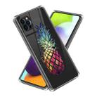 For iPhone 13 Pro Laser IMD Pattern TPU Phone Case(Pineapple) - 1