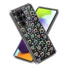 For Samsung Galaxy S23 Ultra 5G Laser IMD Pattern TPU Phone Case(Heart) - 1