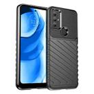 For Motorola Moto G Play 2022 Thunderbolt Shockproof TPU Protective Soft Phone Case(Black) - 1