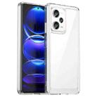 For Xiaomi Redmi Note 12 Explorer Colorful Series Acrylic + TPU Phone Case(Transparent) - 1