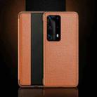 For Huawei P40 Shockproof Smart Horizontal Flip Leather Case with Sleep / Wake-up Function(Orange) - 1